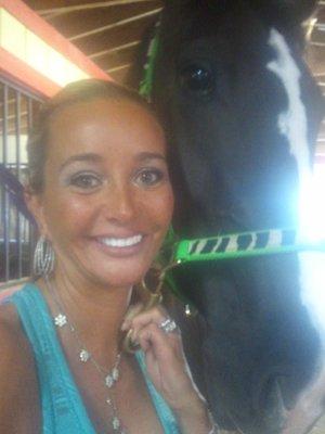 MY DREAM SMILE WITH MY DREAM MARE!!!!  SMILE MADE FOR MY PERFECT BY DR.SILVERMAN 100% THE BEST!!!!