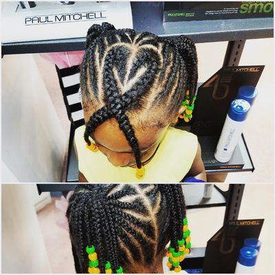 Children's hairstyles 
Braids