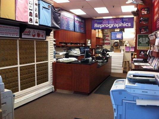 Cuttermill Mailroom Interior