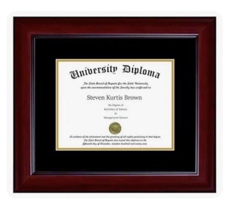 Diploma frame chooses