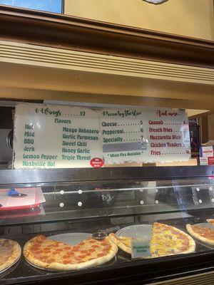 Here's the menu to a delicious pizza on the strip of las olas. Definitely a place to come check out for food.