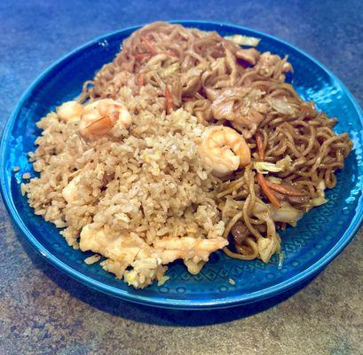 Shrimp Fried Rice, Chicken Pad Thai,Beef Yakisoba