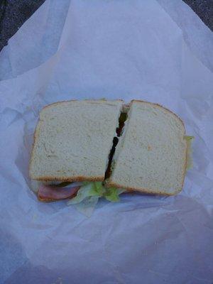 #8 Submarine Sandwich( Turkey/Ham/Cheese) On Sourdough