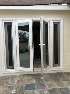 Backyard French Doors