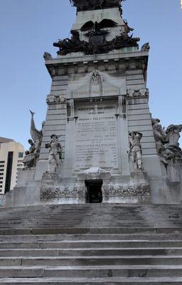 Base of the monument