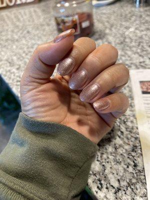 Fill in gel acrylic. Angel Nails made sure I picked the best product for my nail situation. They are so honest and helpful !