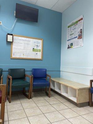 Inside waiting room