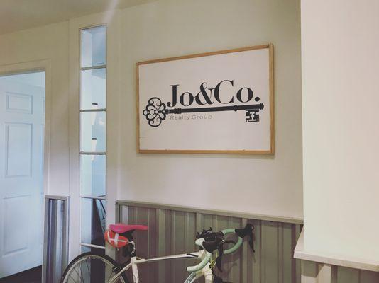 Jo & Co. sign created by Hannah Bacon!