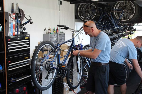 a large fleet of new bikes