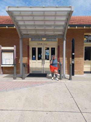 Train station arrival