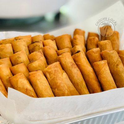 Lumpia - ground pork, veggies, noodles (deep fried spring rolls)