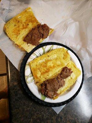 Deluxe Steak and cheese.  Supposed to have mayonnaise..but didn't.