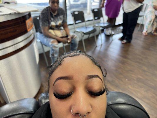 Eyebrows and tinting