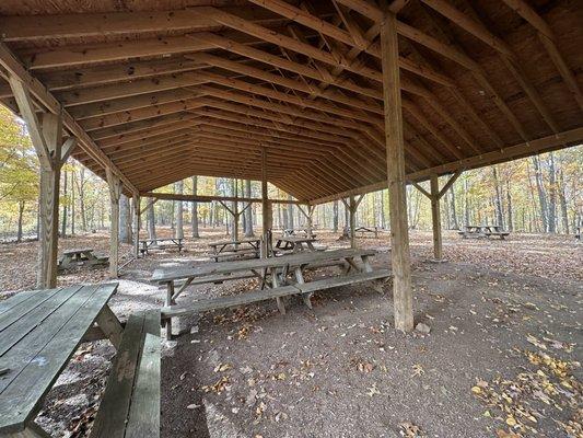 Pavilion in the tent area