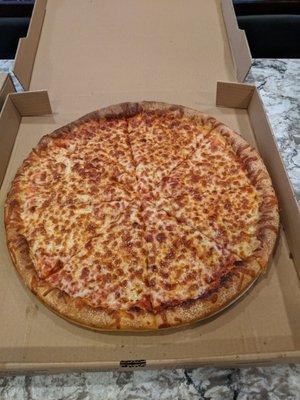 Large cheese pizza