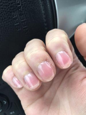 I could have done my own nails and saved the $27.