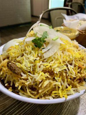 Goat Dum Biryani