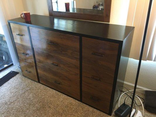 Custom made Walnut dresser