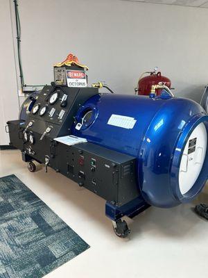 Hyperbaric chamber at Patriot Hyperbarics.