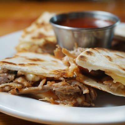 $5 Happy Hour: BBQ Pork Quesadilla