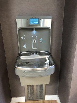 I love when places have these water filling stations.