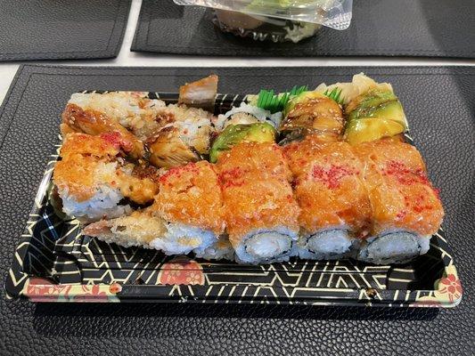 Black Dragon Roll Fire Dragon Roll