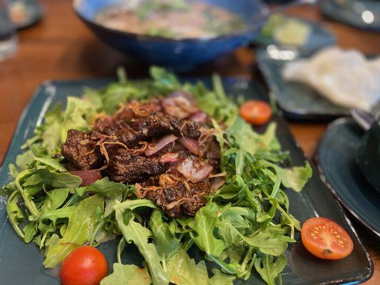 Beef was tender and full of unique flavor.  This is a house specialty