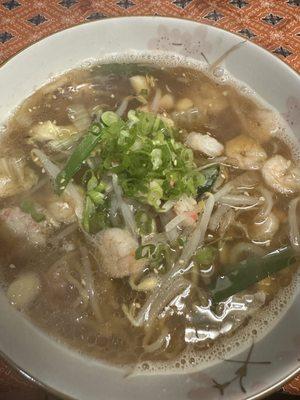 Seafood ramen