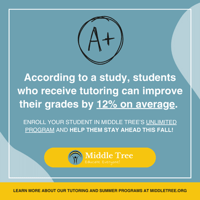 Student's who receive tutoring can improve their grades by 12% on average.