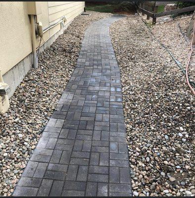 Paver walkway