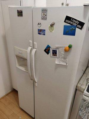 My fridge, now not making an awful noise.