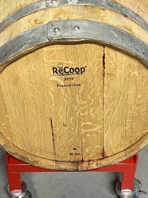 30 gallon barrel of Pinot Noir