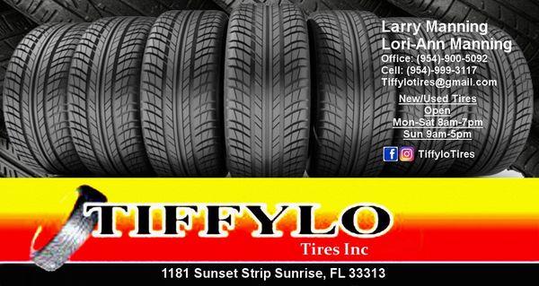 Open 7 days a week, all your tire needs and sizes