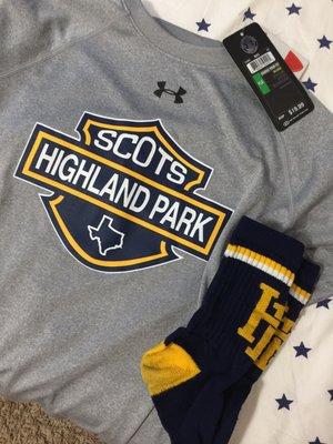 Highland Park Gear on performance Under Armour