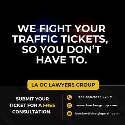 Hire an attorney to fight your ticket for the best chance of a dismissal or reduction of your ticket!

Call us for more information!