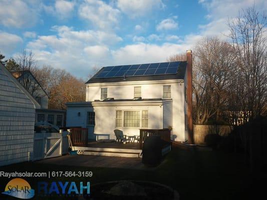 Solar Installation: Brian & Maryann O'Regan - Milton, MA