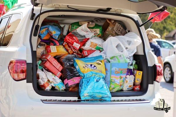 PCPSI supports the local pet community with events such as "Stuff the SUV" benefiting shelter animals.