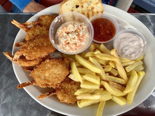 Coconut Shrimp dinner special