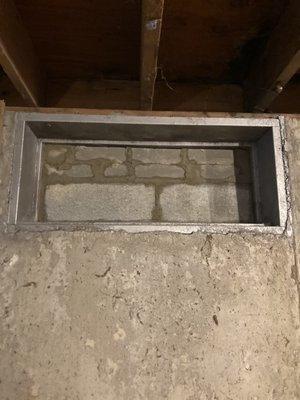 Sealing of basement windows