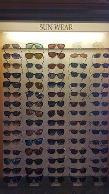 We have a HUGE selection of sunglasses!