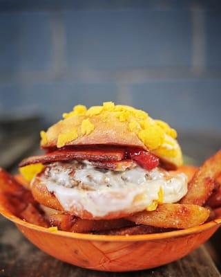 Pan dulce burger