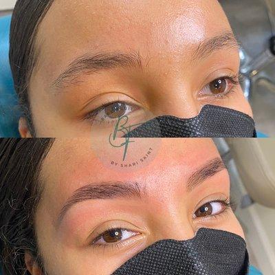 Brow design and tint