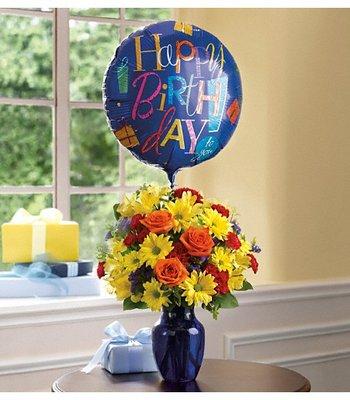 Fly Away Birthday Bouquet by Hoover-Fisher Florist