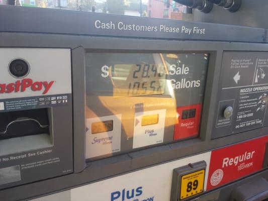 Gas prices are unbelievably low!