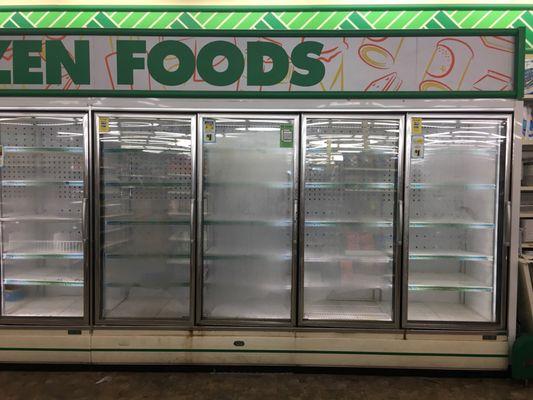 Empty Frozen Foods