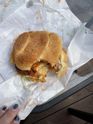 Plant these buffalo chicken sandwich