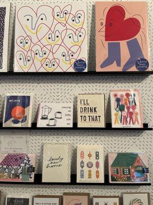 Great selection of greeting cards