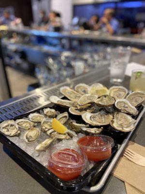 Get a variety of their oysters