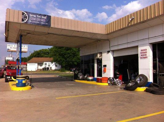 View of the Torres Tire Shop