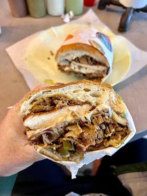 Torta Loca - Massive but very tasty! Definitely a bit messy too and would honestly get something more manageable next time.